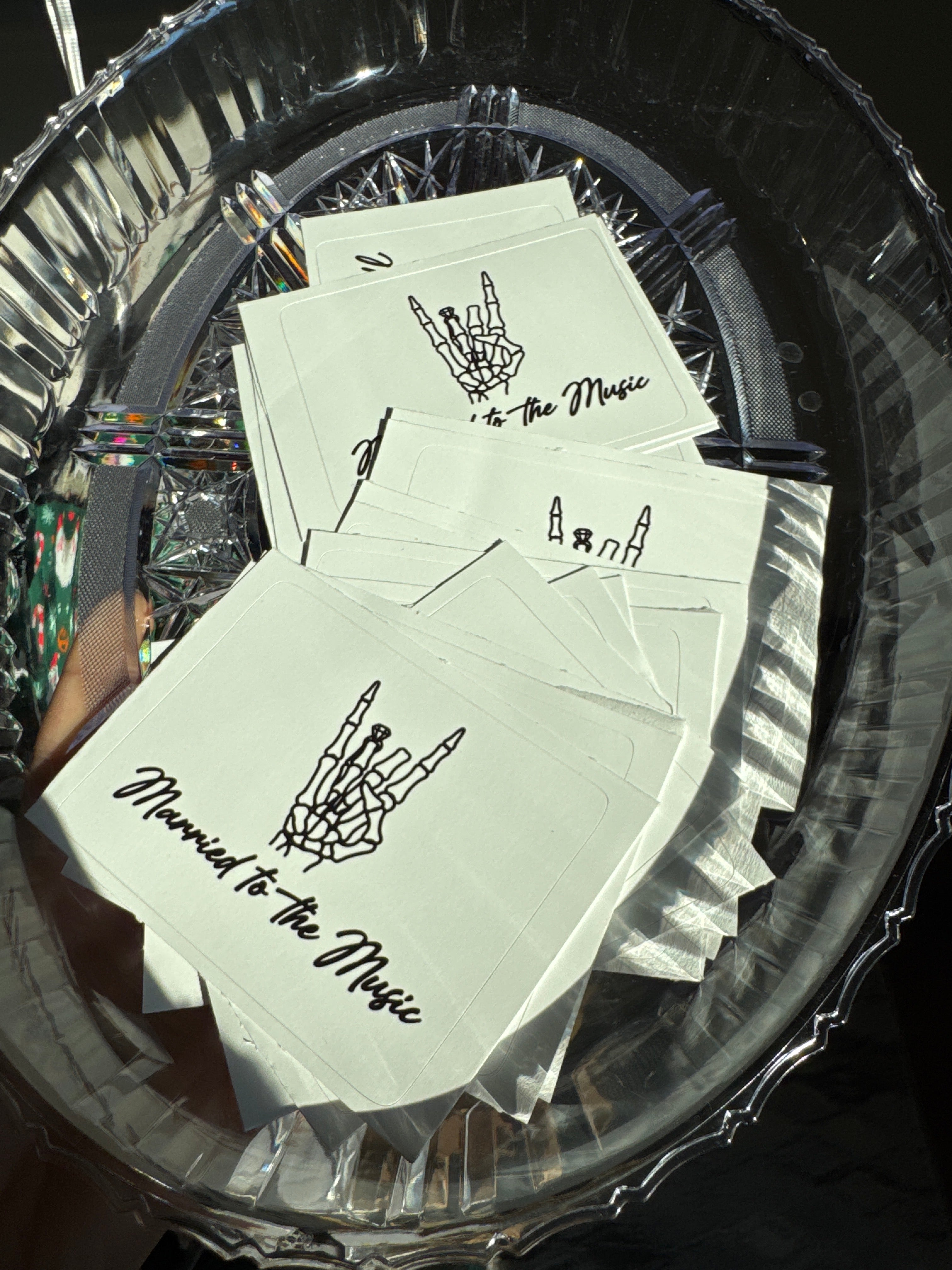 Married to the music sticker